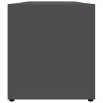 vidaXL Meuble TV Gris 120x34x37 cm Bois d’ingénierie