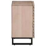 vidaXL Table de chevet 50x34x62 cm bois de manguier solide
