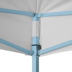 vidaXL Tente de réception pliable 3x4 5 m Blanc