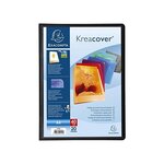 Protège document personnalisable PP Kreacover 40 vues assortis EXACOMPTA