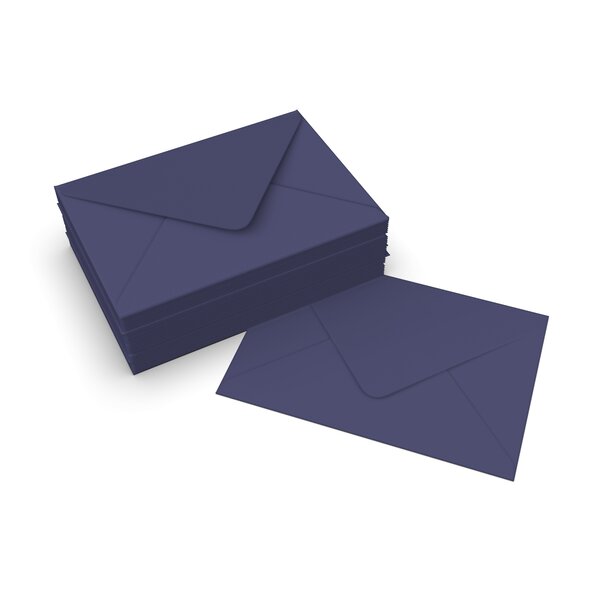Lot de 100 enveloppe clariana bleue foncée 114x162 mm (c6)