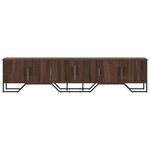 vidaXL Meuble TV chêne marron 180x34x41 cm bois d'ingénierie