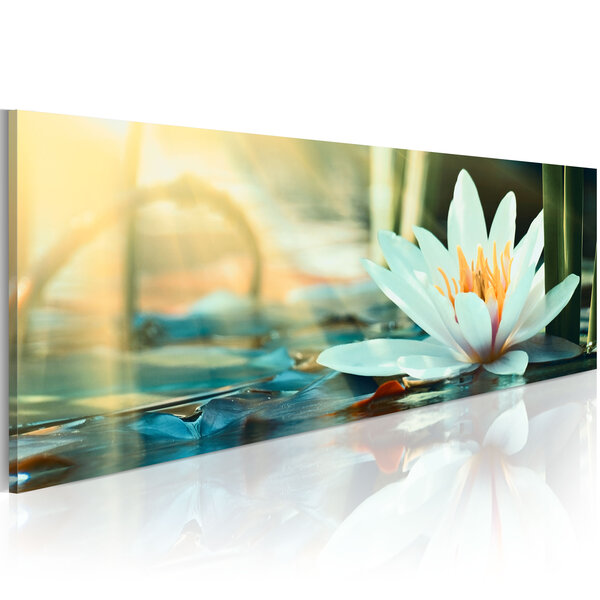 Tableau - the lake of lotus l x h en cm 150x50