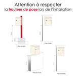 Boite à colis atout  1 porte  gris anthracite