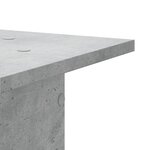 vidaXL Supports pour plantes 2 Pièces gris béton bois d'ingénierie
