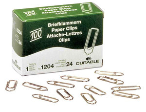 Bte 100 Attache-lettres Cuivrés 26 mm DURABLE