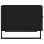 vidaXL Table basse Noir 50x50x40 cm Bois d'ingénierie