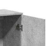 vidaXL Buffets 2 Pièces gris béton 79x38x80 cm bois d'ingénierie