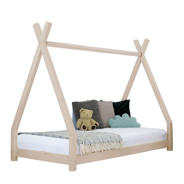 Lit tipi enfant NAKANA 120 x 190 beige