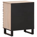 vidaXL Table de chevet 50x34x62 cm bois de manguier solide
