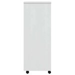 vidaXL Armoire roulante avec tiroirs MOSS blanc bois de pin solide