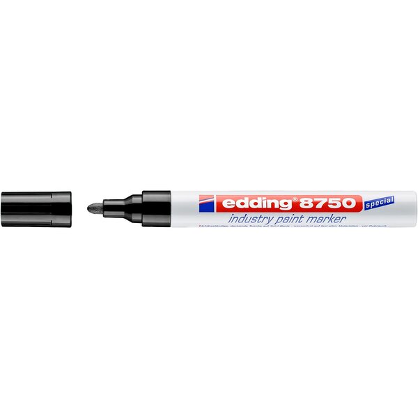 Marqueur Peinture 8750 Spécial Industrie Noir 2-4 mm EDDING