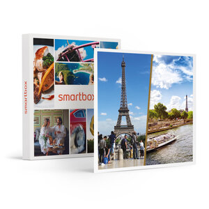 SMARTBOX - Coffret Cadeau Croisière d'1h sur la Seine et visite guidée de la tour Eiffel d'1h30 à Paris en duo -  Multi-thèmes