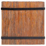 vidaXL Table d'appoint en teck 60 x 60 x 38 cm