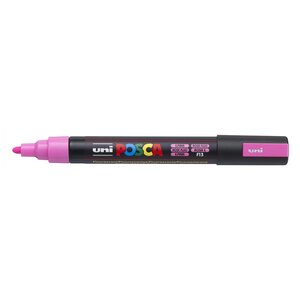 Marqueur PC5M pointe conique moyenne Rose Fluo x 6 POSCA