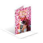 Carte Musicale " Joyeux Anniversaire " - Shiba - Draeger paris