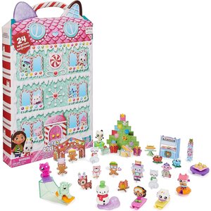 Spin Master 6067835 - Gabby's Dollhouse Calendrier de l'avent 2023 avec 24 Surprises Figurines et Accessoires
