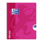 Cahier OPENFLEX spirale 17 x 22 cm 100p grands carreaux 90g Coloris Aléatoire OXFORD