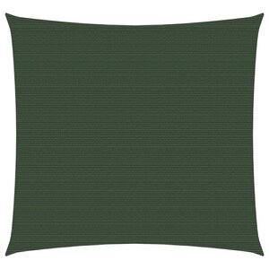 vidaXL Voile d'ombrage 160 g/m² Vert foncé 4 5x4 5 m PEHD