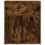 vidaXL Buffets 2 Pièces chêne fumé 60x31x70 cm bois d'ingénierie