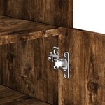 vidaXL Buffet chêne fumé 73 5x35x75 cm bois d'ingénierie