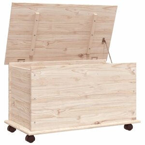 vidaXL Coffre de rangement à roulettes ALTA 73x39 5x44 cm bois de pin