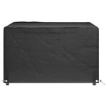 vidaXL Housses de salon de jardin 2 Pièces 8 œillets 125x125x75 cm carré