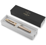 PARKER IM Premium Stylo roller  gris argenté  Recharge noire pointe fine  Coffret cadeau