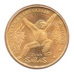 Mini médaille monnaie de paris 2007 - parc zoologique des sables d’olonne