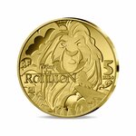 Disney Le Roi Lion - 30ème anniversaire - Monnaie de 5€ Or 1/2g