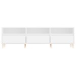 vidaXL Meuble TV blanc 150x30x44 5 cm bois d'ingénierie
