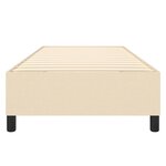 vidaXL Cadre de lit Crème 80x200 cm Tissu
