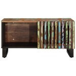 vidaXL Table basse 80x51x40 cm bois massif d'acacia