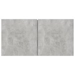 vidaXL Meubles TV suspendus 2 Pièces Gris béton 60x30x30 cm