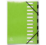 Trieur Harmonika 12CP Iderama vert anis EXACOMPTA