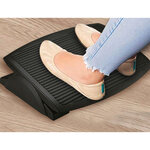 Q-connect repose-pieds - Ergonomique inclinaison ajustable - 45x11.5x34cm - Noir