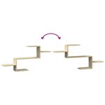 vidaXL Étagère murale chêne sonoma 104x15x49 cm bois d'ingénierie