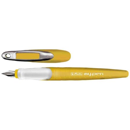 Stylo plume my.pen  plume: M  moutarde / blanc HERLITZ