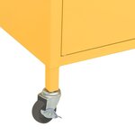 vidaXL Armoire de rangement Jaune moutarde 60x35x56 cm Acier