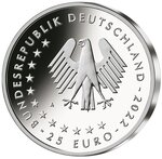 Pièce de monnaie 25 euro Allemagne 2022 A argent BE – Etoile de Herrnhut