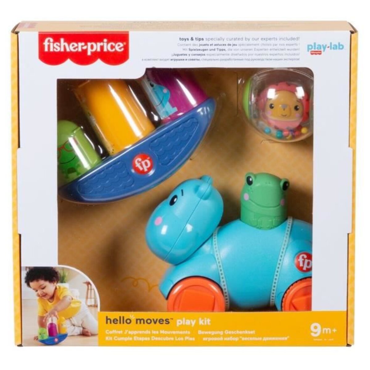 Fisher-price - coffret mes premiers jeux coffret cadeau avec des jouets  d'éveil sensoriels - jouet d'éveil bébé - des 3 mois - La Poste