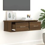vidaXL Armoire murale Chêne marron 60x26x18 5 cm Bois d'ingénierie