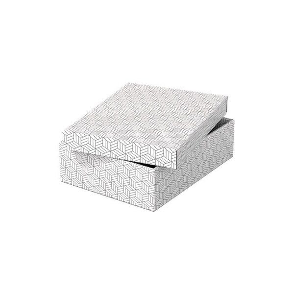 Set de 3 boîtes de rangement & cadeau 265 x360x100 mm blanc x 10 ESSELTE