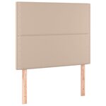 vidaXL Têtes de lit 2 Pièces Cappuccino 90x5x78/88 cm Similicuir