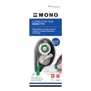 Roller Correcteur Latéral MONO CT-YT4 - 4 2 mm x 10 M x 12 TOMBOW