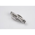 Ustensiles de poche pour le camping 6 en 1 - en inox
