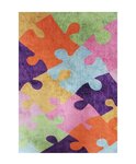 Tapis enfant 100 x 160 cm - Multicolore