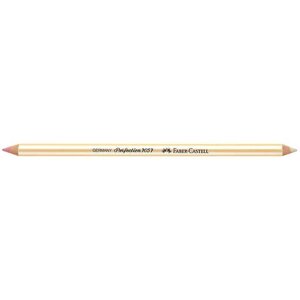 Crayon gomme perfection 7057 double pointe doré x 6 faber-castell