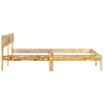 vidaXL Cadre de lit Bois de récupération massif 180x200 cm