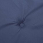 vidaXL Coussins de palette lot de 4 bleu marine 40x40x4cm tissu oxford